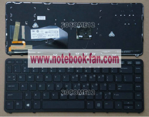 NEW for HP ZBOOK 14 KEYBOARD Frame Backlit US Tecaldo - Click Image to Close